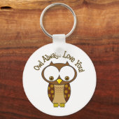 Owl Altijd van je houden Sleutelhanger (Voorkant)
