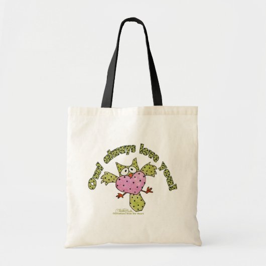 Owl altijd van je houden! tote bag (Voorkant)