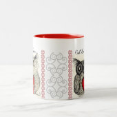 Owl Altijd van je houden Tweekleurige Koffiemok (Center)