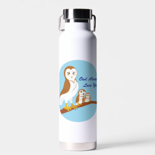 Owl altijd van je houden! waterfles