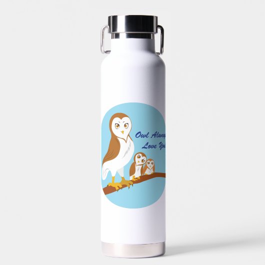 Owl altijd van je houden! waterfles (Voorkant)