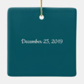 Owl Altijd van je kerstversiering Keramisch Ornament (Achterkant)