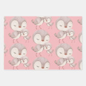 Owl Altijd van je moeder die papierbladen pakt Inpakpapier Vel (Voorkant 2)