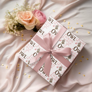 Owl Altijd van je papierbladen. Inpakpapier Vel