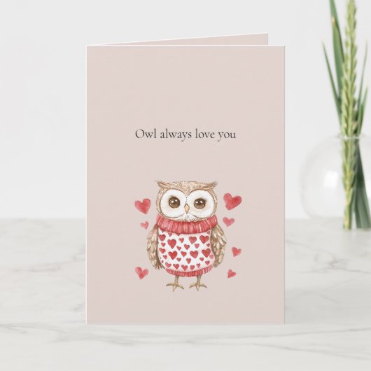 Owl Always Love You Kaart (Voorkant)