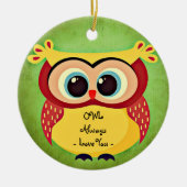Owl Always Love You Ornament Round (Voorkant)
