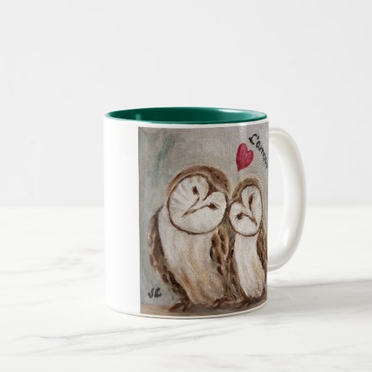 Owl Always Love You Two-tone Mok (Voorkant rechts)