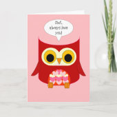 Owl Always Love You Valentijnsdag Kaart (Voorkant)