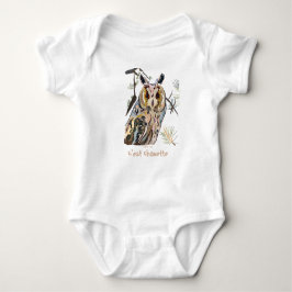 Owl among pines  romper