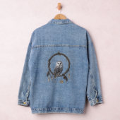 Owl and Dreamcatcher Witchy Mystical Denim Jacket (Hangar)