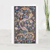 Owl and Flowers, William Morris Kaart (Voorkant)