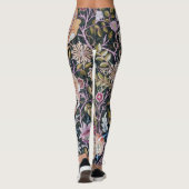 Owl and Flowers, William Morris Leggings (Achterkant)