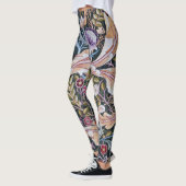 Owl and Flowers, William Morris Leggings (Links)