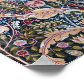 Owl and Flowers, William Morris Poster (Hoek)