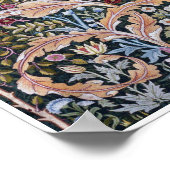 Owl and Flowers, William Morris Poster (Hoek)