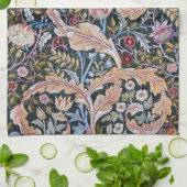 Owl and Flowers, William Morris Theedoek (Gevouwen)