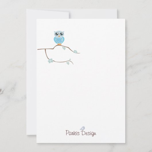 Owl Announcement Aankondiging (Achterkant)