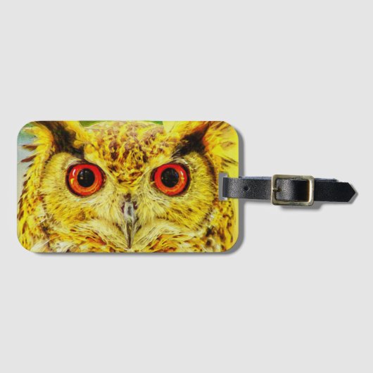 Owl Art Bagagelabel (Voorkant (horizontaal))