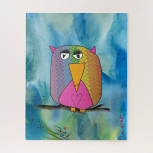 Owl "Art by Kids" Legpuzzel