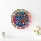Owl Art Drawing Grote Klok (Huis)