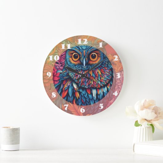 Owl Art Drawing Grote Klok (Huis)