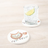 Owl Art Merchandise Zandsteen Onderzetter (Zijkant)