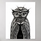Owl Art Poster (Voorkant)