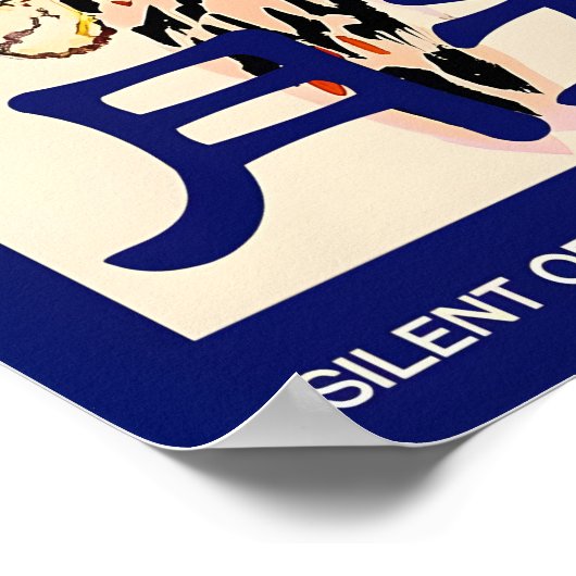 Owl Art Poster Japanese Typography, Moonlight (Hoek)