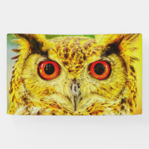 Owl Art Spandoek