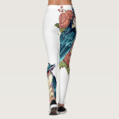 Owl Art Tattoo Design Dames Leggings (Achterkant)