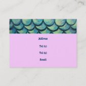 Owl Art — Vang een vallende ster Visitekaartje (Achterkant)