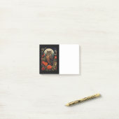 Owl at Night with a Full Moon Post-it® Notes (Op bureau)