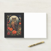Owl at Night with a Full Moon Post-it® Notes (Op bureau)