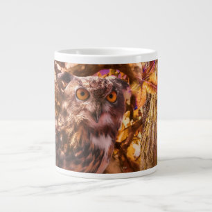OWL AUTUMN MOON RISING GROTE KOFFIEKOP