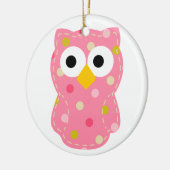 Owl - Baby Girl Keramisch Ornament (Links)