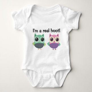 Owl baby romper