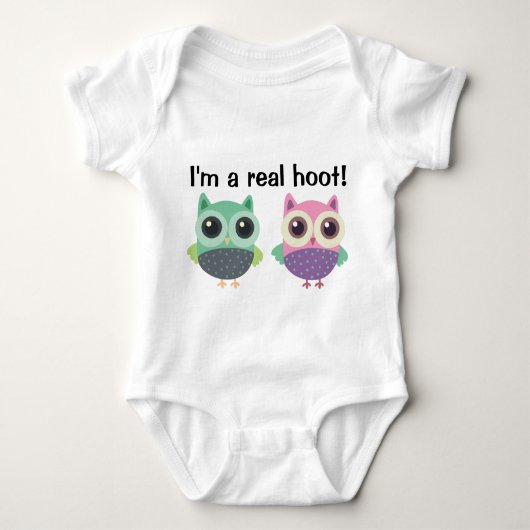 Owl baby romper (Voorkant)