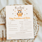 Owl Baby Shower Boy