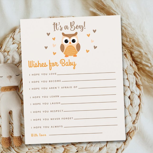 Owl Baby Shower Boy Boho Style (Creator heeft geüpload)