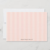 Owl Baby Shower Invites Roze Kaart (Achterkant)