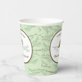 Owl Baby shower Woodland Papieren Bekers (Rechts)