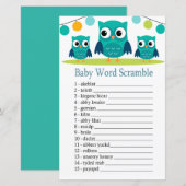 Owl Baby word scramble game (Voorkant / Achterkant)