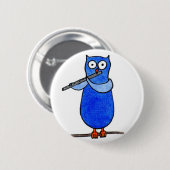 Owl Badge Ronde Button 5,7 Cm (Voorkant /achterkant)