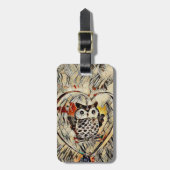 Owl Bagagelabel (Voorkant verticaal)