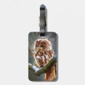 Owl Bagagelabel (Achterkant verticaal)