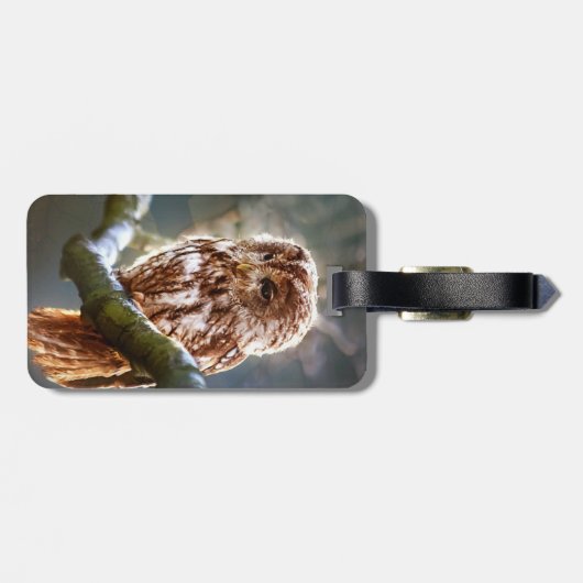 Owl Bagagelabel (Achterkant horizontaal)