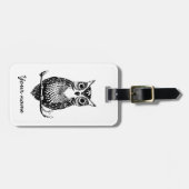 Owl Bagagelabel (Voorkant horizontaal)