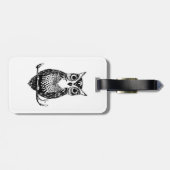 Owl Bagagelabel (Achterkant horizontaal)