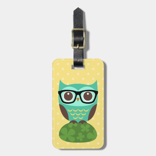 Owl Bagagelabels (Voorkant verticaal)