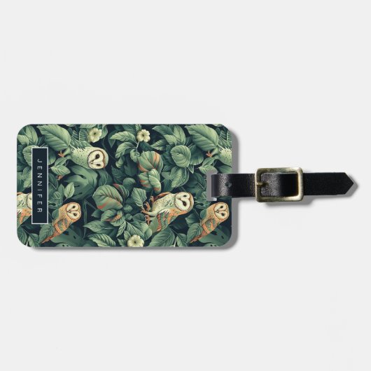 Owl Bagagelabels (Voorkant horizontaal)